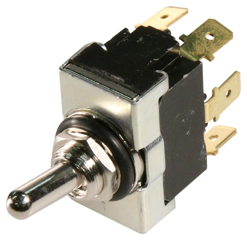8-6437630-0 TOGGLE SWITCH, 4PDT, 20A, 250VAC, PANEL ALCOSWITCH - TE CONNECTIVITY