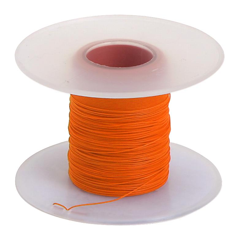 100-30TO WIRE, ETFE, 30AWG, ORANGE, 100M PRO POWER