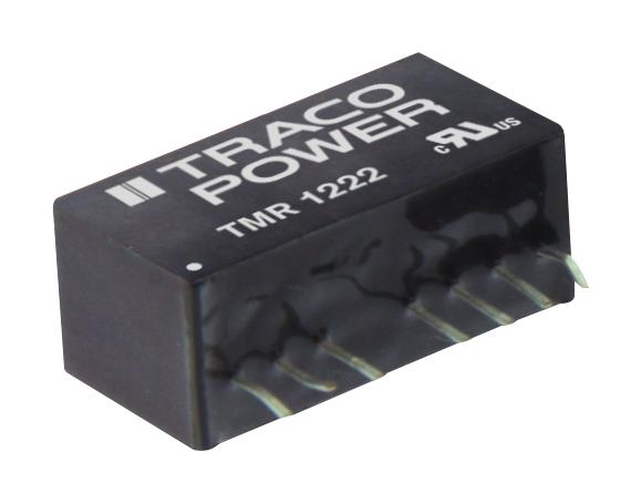 TMR 1222 CONVERTER, DC/DC, 2W, +/-12V/0.08A TRACO POWER