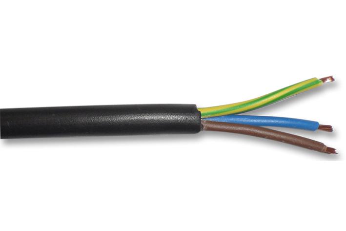 19402 010250 UNSHLD FLEX CABLE, 3COND, 18AWG, 76.2M BELDEN