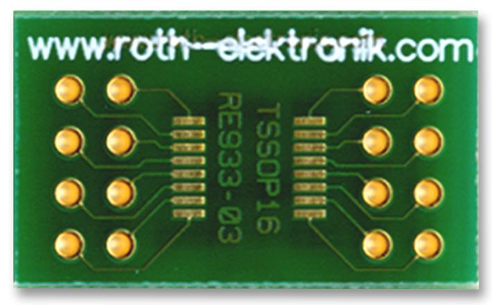 RE933-03 ADAPTOR, SMD, TSSOP-16, 0.65MM ROTH ELEKTRONIK