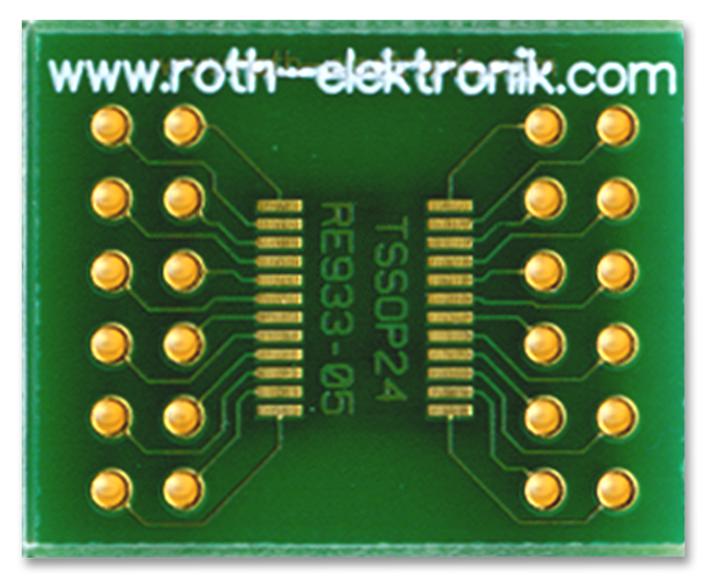 RE933-05 ADAPTOR, SMD, TSSOP-24, 0.65MM ROTH ELEKTRONIK
