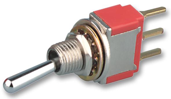 A105SYCB04 TOGGLE SWITCH, SPDT, ON-OFF-ON TE CONNECTIVITY