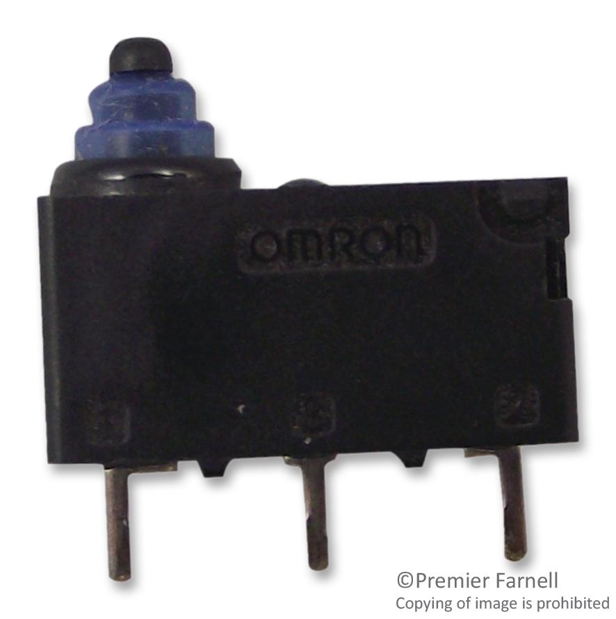 D2HW-A201D MICROSWITCH, PIN PLUNGER, SPDT, 12V, 2A OMRON