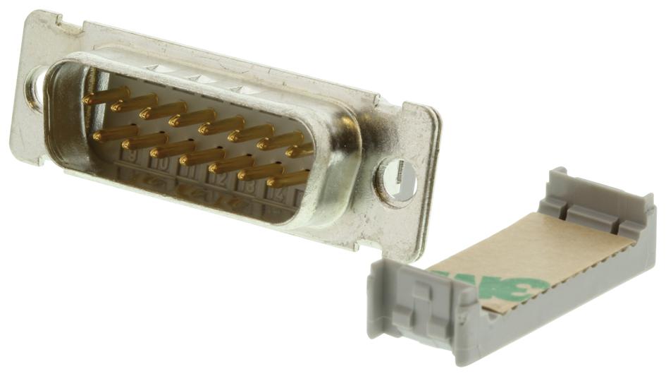 8215-6000 CONNECTOR, D, SUB, MALE, 15WAY 3M