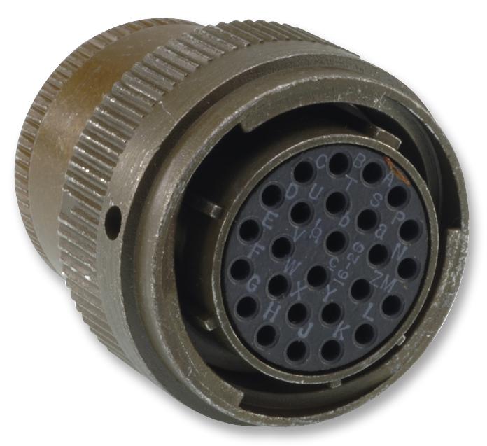 KPSE06B16-26PZ CONNECTOR, CIRC, 16-26, 26WAY, SIZE 16 ITT CANNON