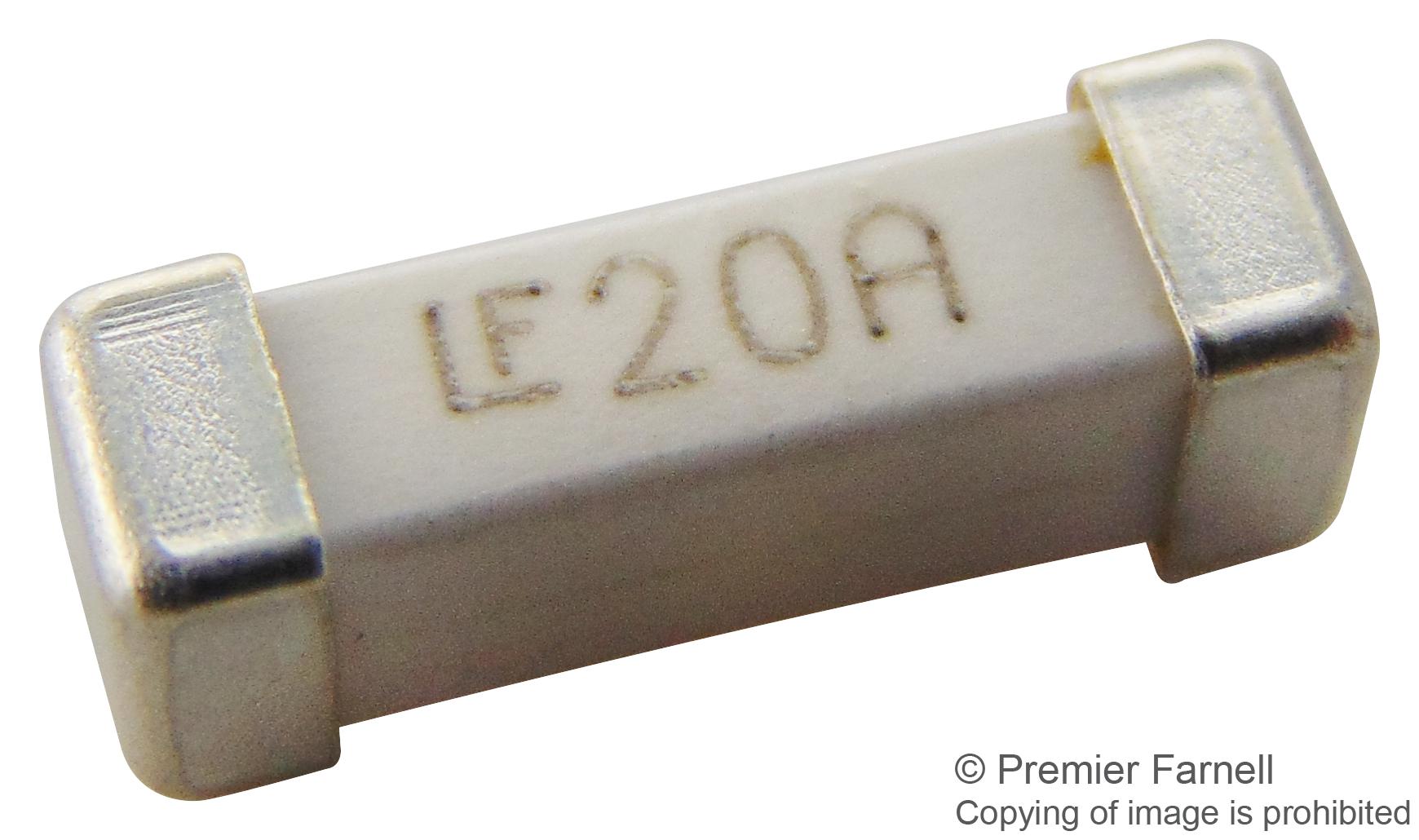 0456020.ER FUSE, FAST ACTING, SMD, 20A LITTELFUSE