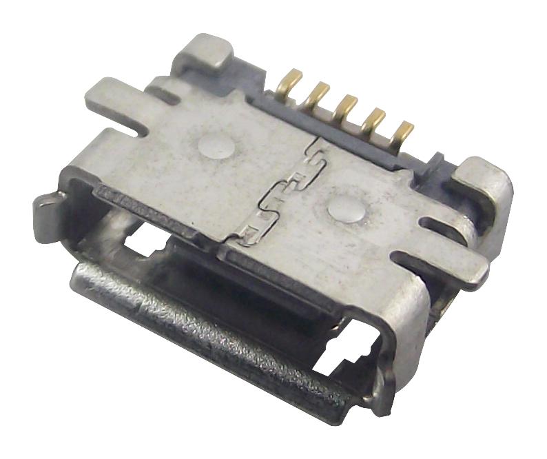 1981584-1 MICRO USB, 2.0 TYPE AB, RECEPTACLE, SMT AMP - TE CONNECTIVITY