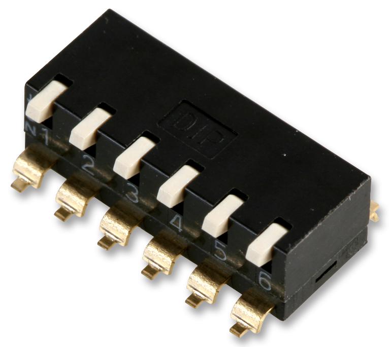 MCEPM-06 SWITCH, DIL, PIANO, SMD, 6WAY MULTICOMP PRO