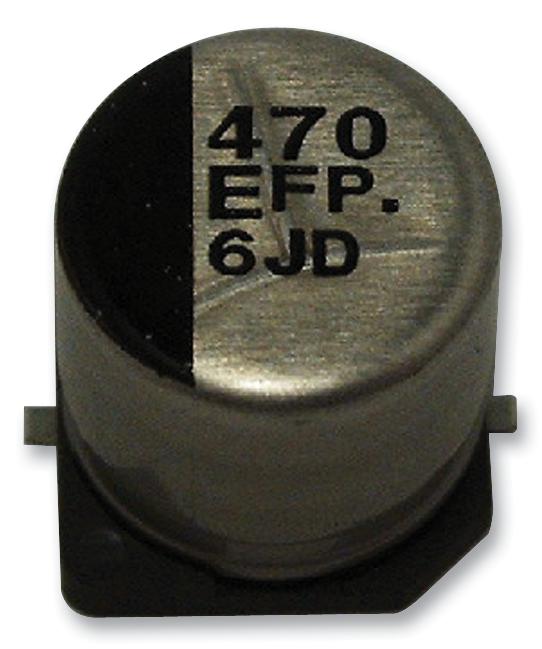 EEEFPV101XAP CAP, 100µF, 35V, RADIAL, SMD REEL PANASONIC