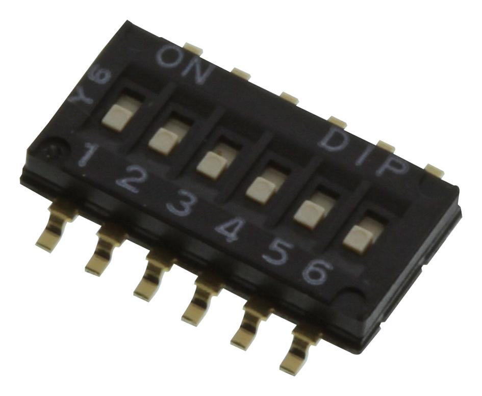 A6HR-4104-P DIP SWITCH, SPST, 0.025A, 24VDC, SMD OMRON