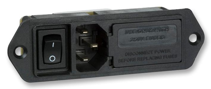 5EFM1S CONNECTOR. IEC, SWITCHED AND FUSED CORCOM - TE CONNECTIVITY