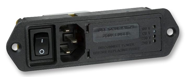 5EFM4S CONNECTOR. IEC, SWITCHED AND FUSED CORCOM - TE CONNECTIVITY