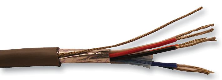 1296C SL005 CABLE, SHIELDED, 22AWG, 6CORE, 30.5M ALPHA WIRE