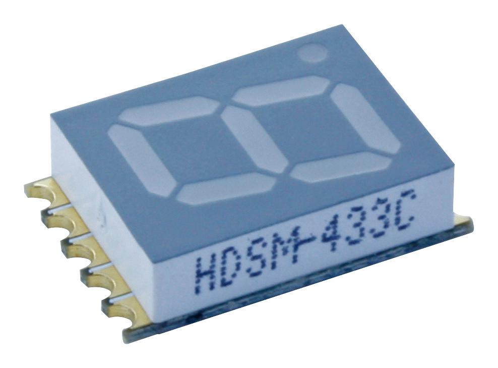 HDSM-281C LED DISPLAY, SMD, 7MM, RED, CA BROADCOM