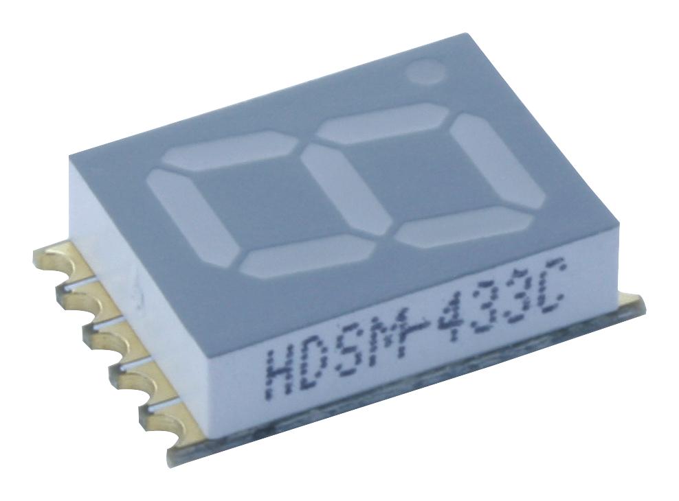 HDSM-433C LED DISPLAY, SMD, 10MM, RED, CC BROADCOM