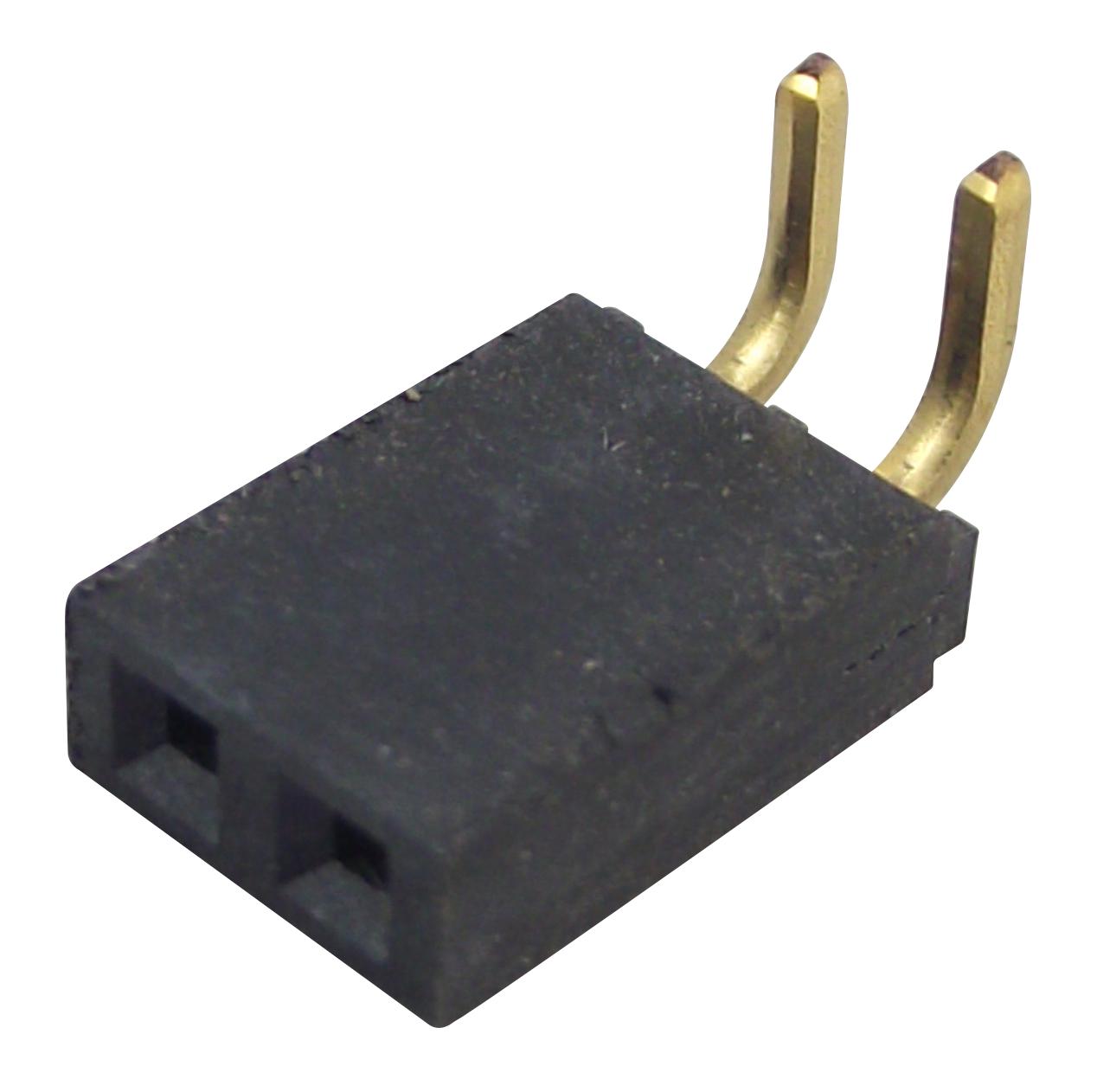 SSQ-102-02-G-S-RA RECEPTACLE, 2.54MM, R/A SINGLE, 2WAY SAMTEC