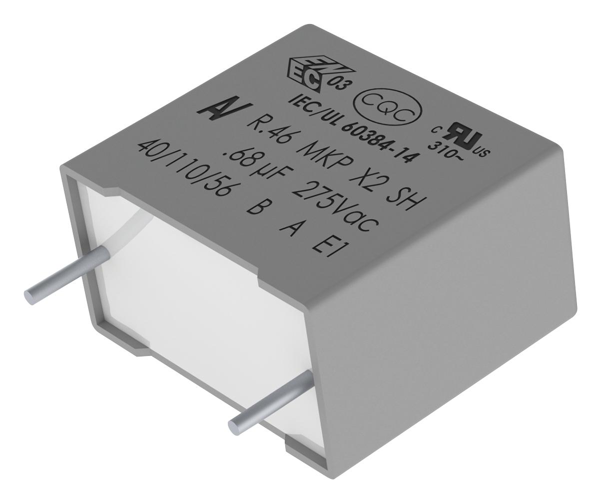 R46KN415040P0M CAP, 1.5µF, 20%, PP, RADIAL KEMET