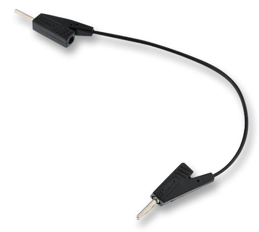 R928120 TEST LEAD, BLK, 200MM, 750V, 5A RADIALL
