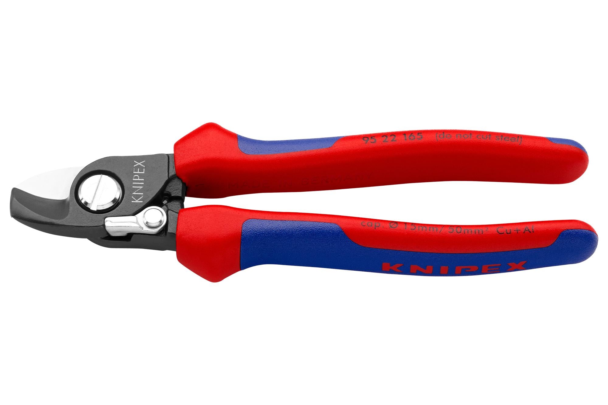 95 22 165 CABLE SHEARS WITH OPENING SPRING KNIPEX