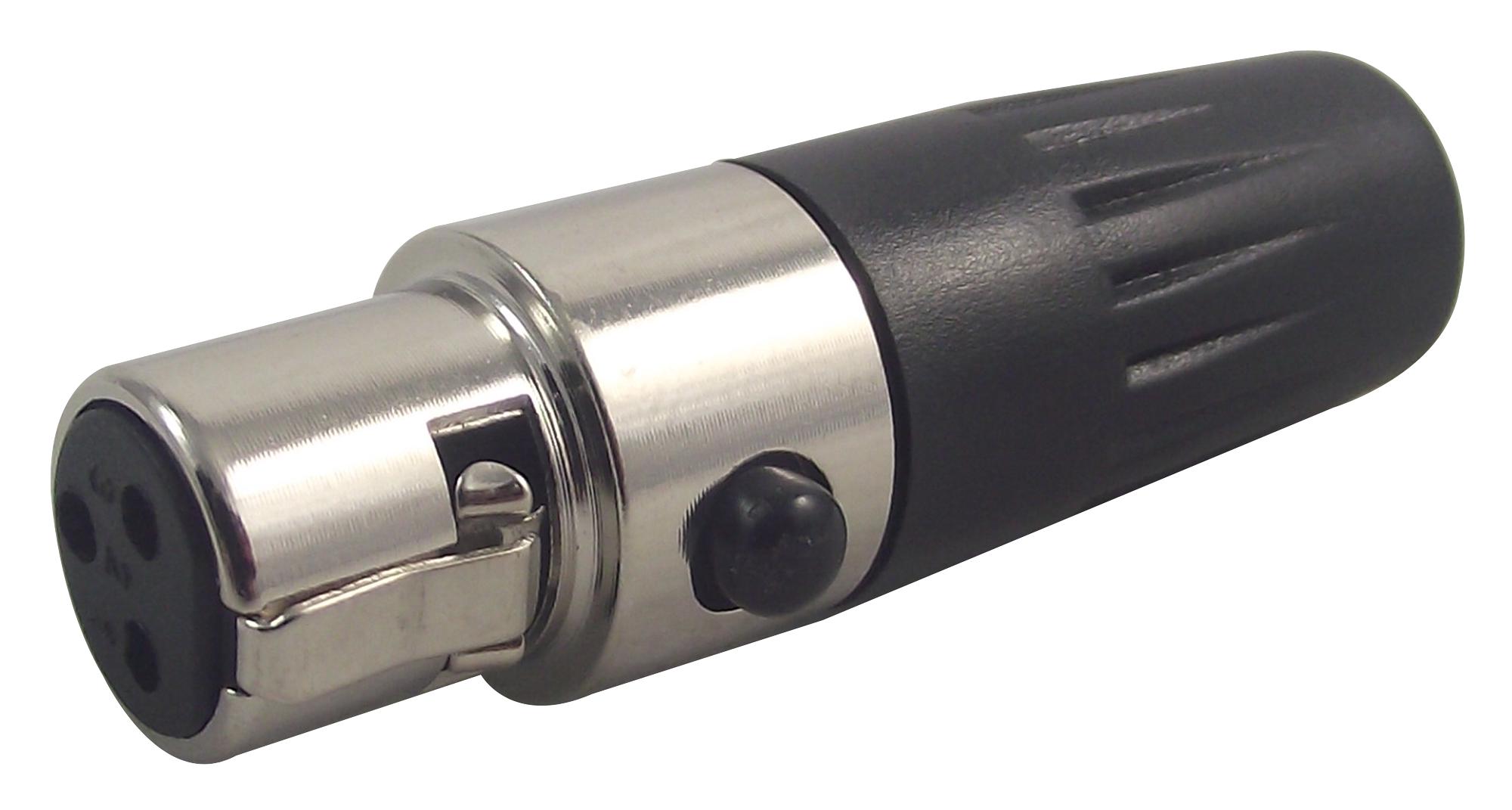 SVP556-TA-1 SOCKET, XLR, MINI, 3WAY, 5A MULTICOMP PRO