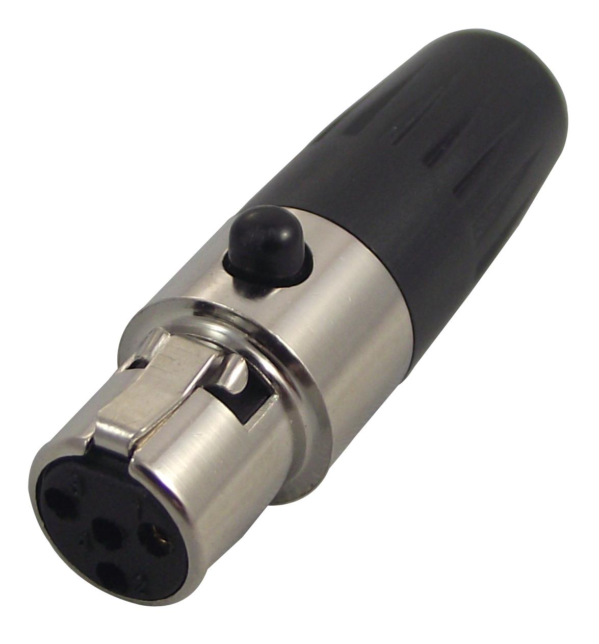 SVP556-TA-L-4P SOCKET, XLR, MINI, 4WAY MULTICOMP PRO