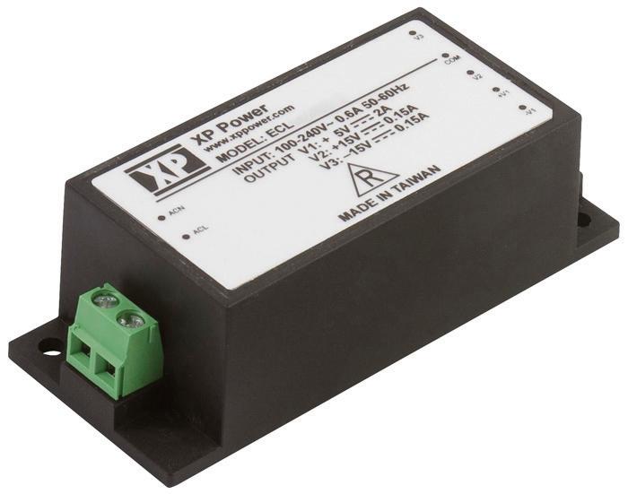 ECL30UD02-S AC/DC PSU, DUAL O/P, 30W, SCREW TERM XP POWER