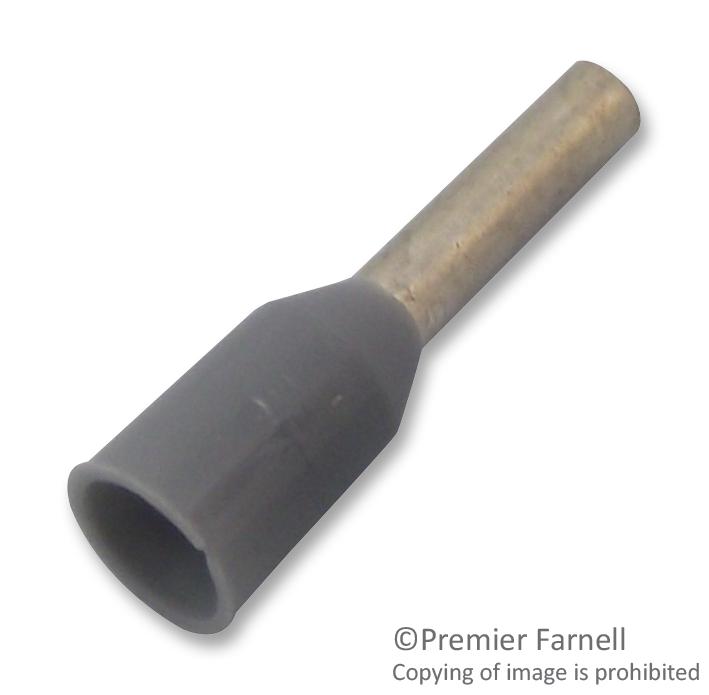 966067-6 TERMINAL, WIRE FERRULE, 18AWG, GREY AMP - TE CONNECTIVITY