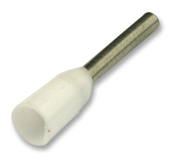 966067-1 TERMINAL, WIRE FERRULE, 20AWG, WHITE AMP - TE CONNECTIVITY