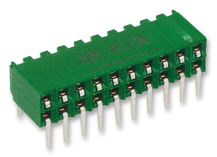 216604-5 CONNECTOR, RCPT, 10POS, 2ROW, 2.54MM AMP - TE CONNECTIVITY