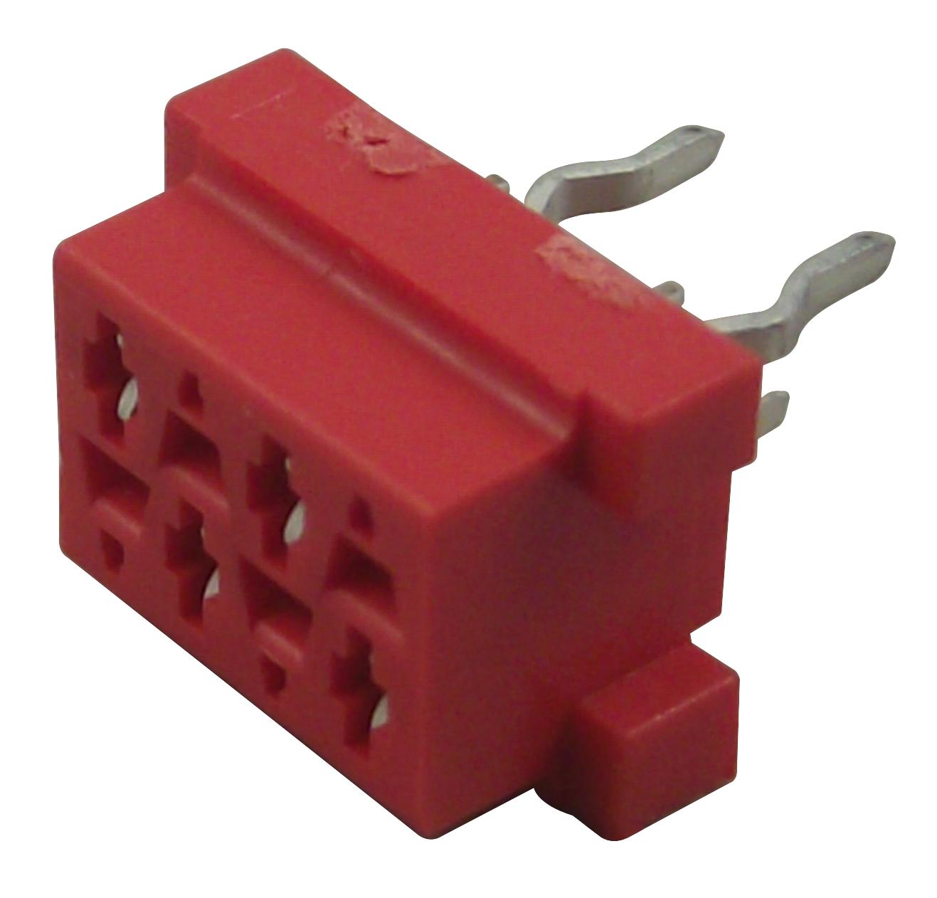 215079-4 CONNECTOR, RCPT, 4POS, 2ROW, 1.27MM AMP - TE CONNECTIVITY