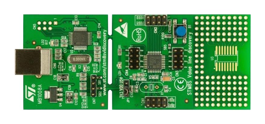 STM8S-DISCOVERY S, W / ST-LINK, DISCOVERY KIT STMICROELECTRONICS