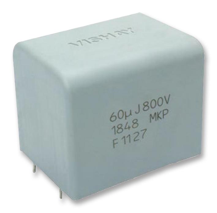 MKP1848 580 704K2 CAP, 8µF, 700V, 5%, PP, THROUGH HOLE VISHAY