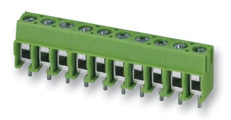PT1,5/2-5.0-H TERMINAL BLOCK, WIRE TO BRD, 2POS, 16AWG PHOENIX CONTACT