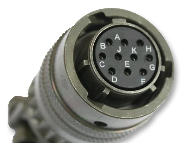 85106RM123PY50 CIRCULAR CONN, CABLE MOUNT PLUG, 12-3 SOURIAU-SUNBANK / EATON