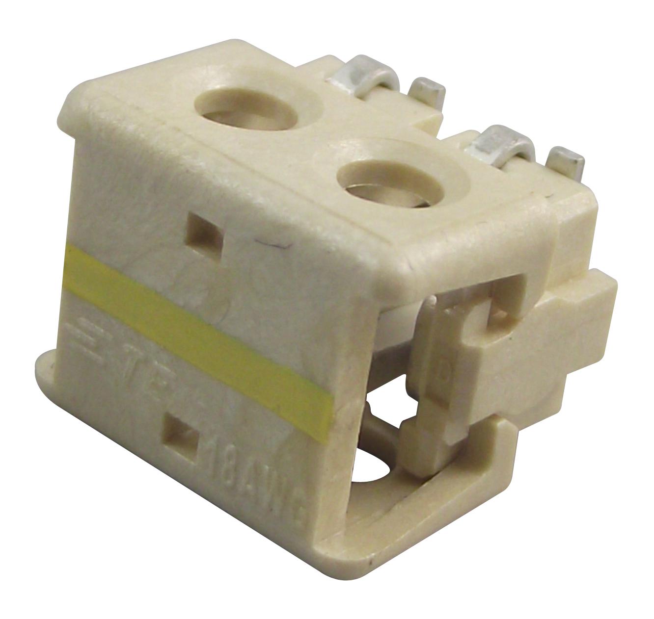2106431-2 CONNECTOR, YELLOW, SMT, 18AWG, 2WAY TE CONNECTIVITY