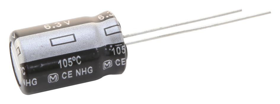 EEUFS0J221B CAP, 220UF, 6.3VDC, ALU ELEC, RADIAL PANASONIC