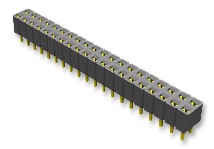 SLW-116-01-T-S CONNECTOR, RCPT, 16POS, 1ROW, 2.54MM SAMTEC