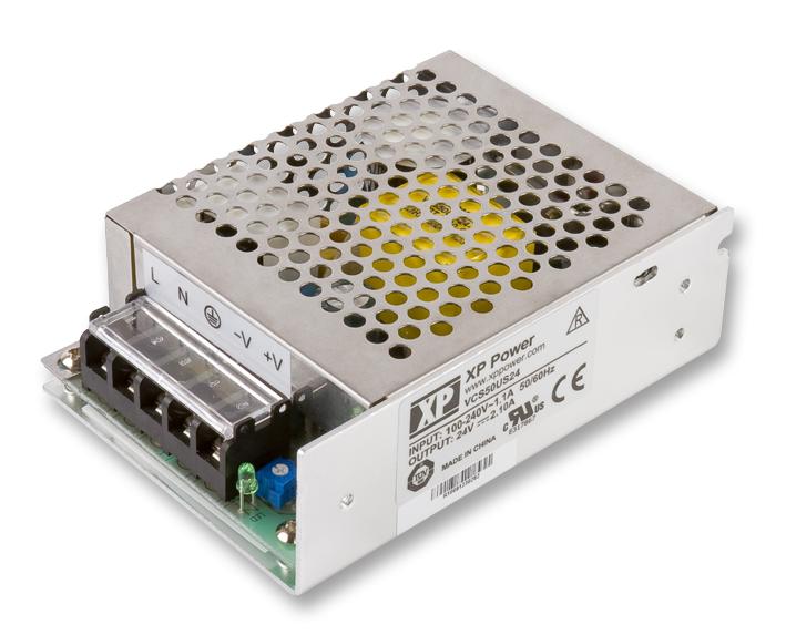 VCS50US12 PSU, LOW COST, CASED, 50W 12V 4.2A XP POWER