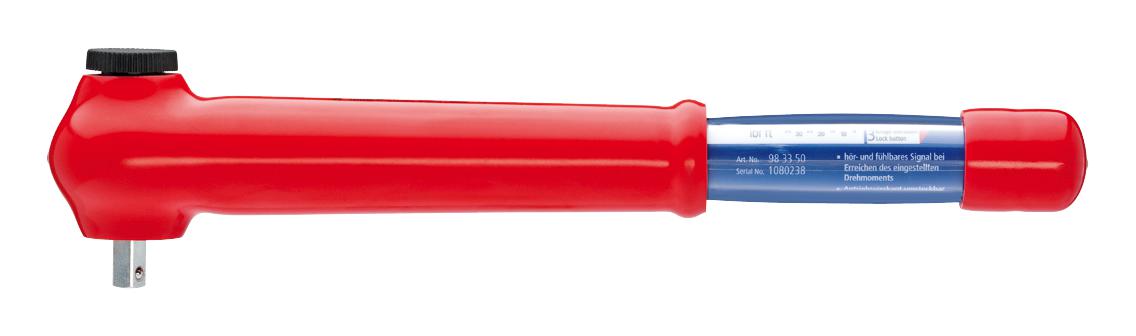 98 33 50 TORQUE WRENCH, 3/8", 1000V-INSULATED KNIPEX