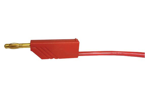 934063701 TEST LEAD, RED, 1M, 60V, 32A HIRSCHMANN TEST AND MEASUREMENT