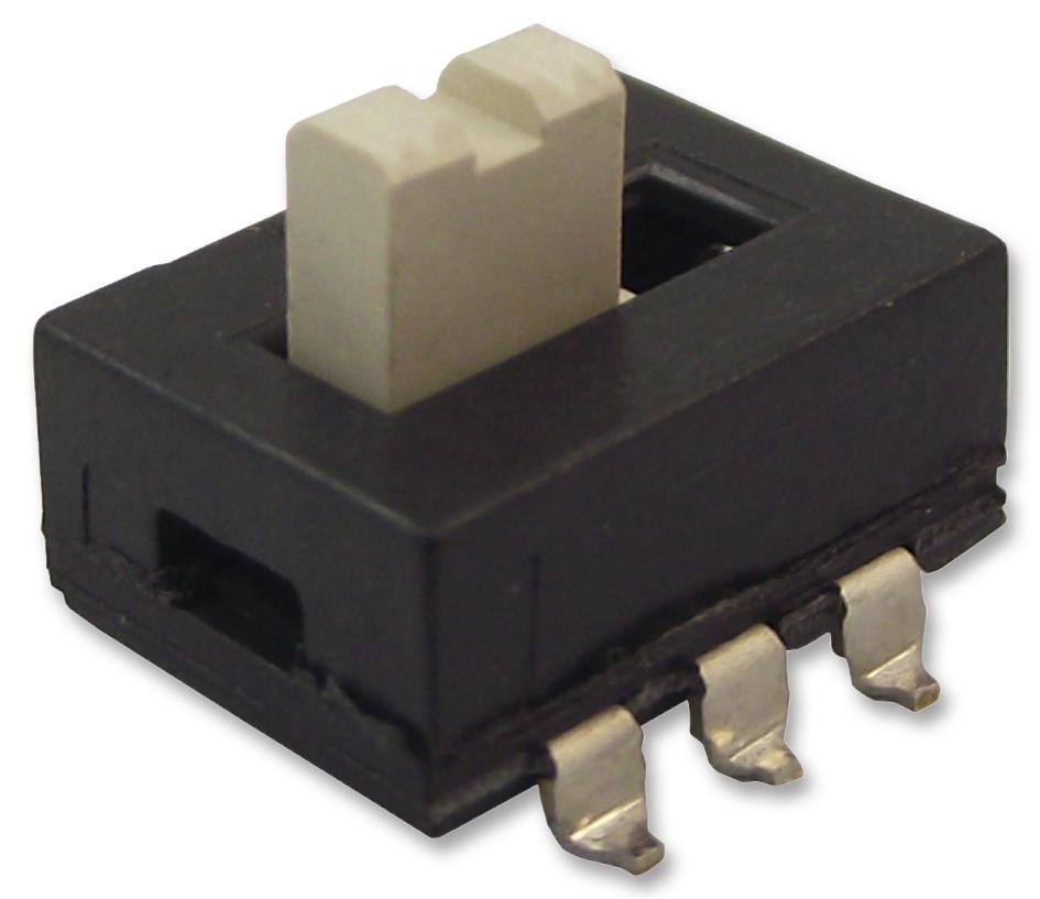 1825010-6 SLIDE SWITCH, DPDT, 0.3A, 115VAC, SMD ALCOSWITCH - TE CONNECTIVITY