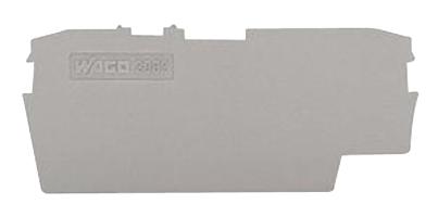 2002-1691 END PLATE, DISCONNECT, GREY, 2.5MM2 WAGO