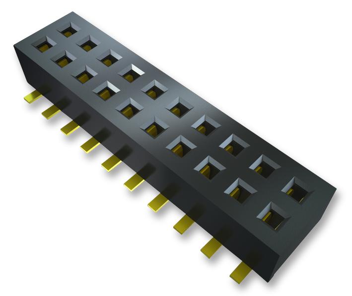 CLP-110-02-G-D CONNECTOR, RCPT, 20POS, 2ROW, 1.27MM SAMTEC