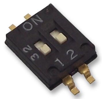 A6H2101 SWITCH, DIP, 1/2 PITCH, SMD, 2 WAY OMRON