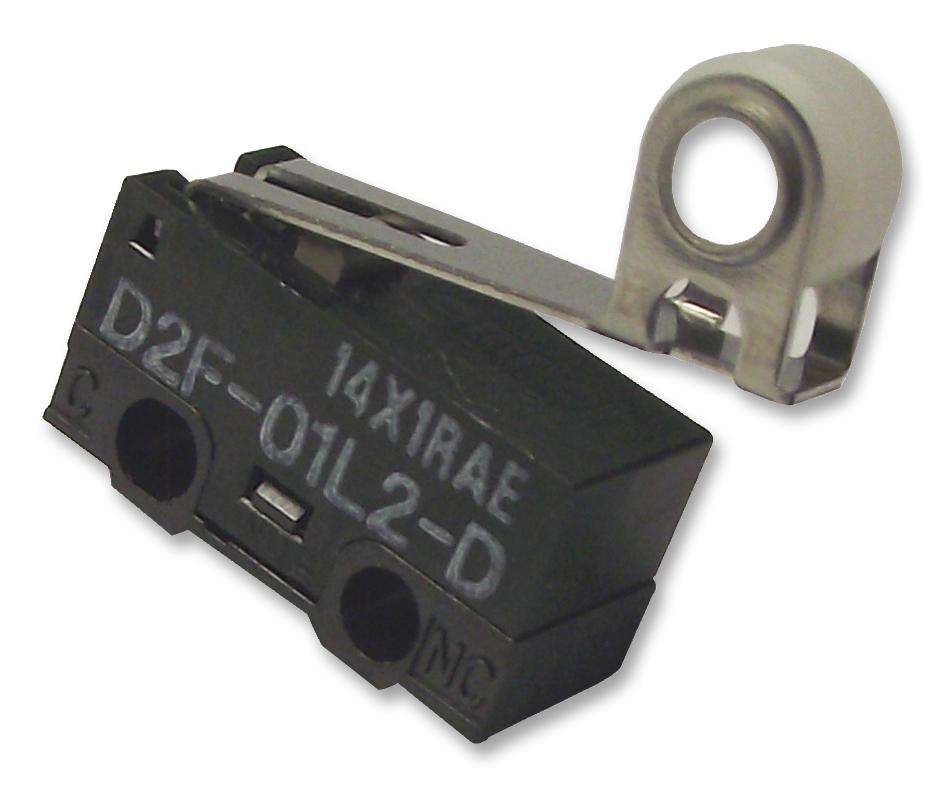 D2F01L2D MICROSWITCH, HINGE ROLLER, 0.1 OMRON