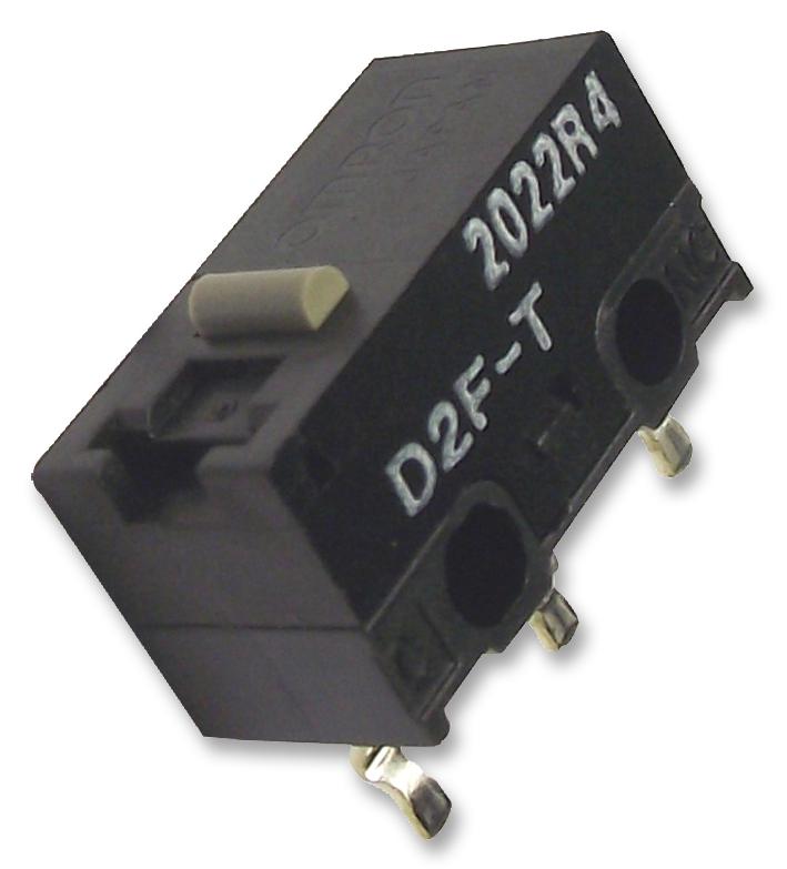 D2FT MICROSWITCH, PIN, 3A, PCB OMRON