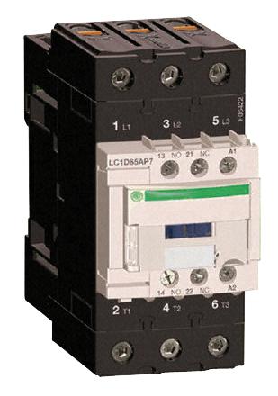 LC1D65AP7 CONTACTOR, 37KW 65 AMP, 230V AC COIL SCHNEIDER ELECTRIC