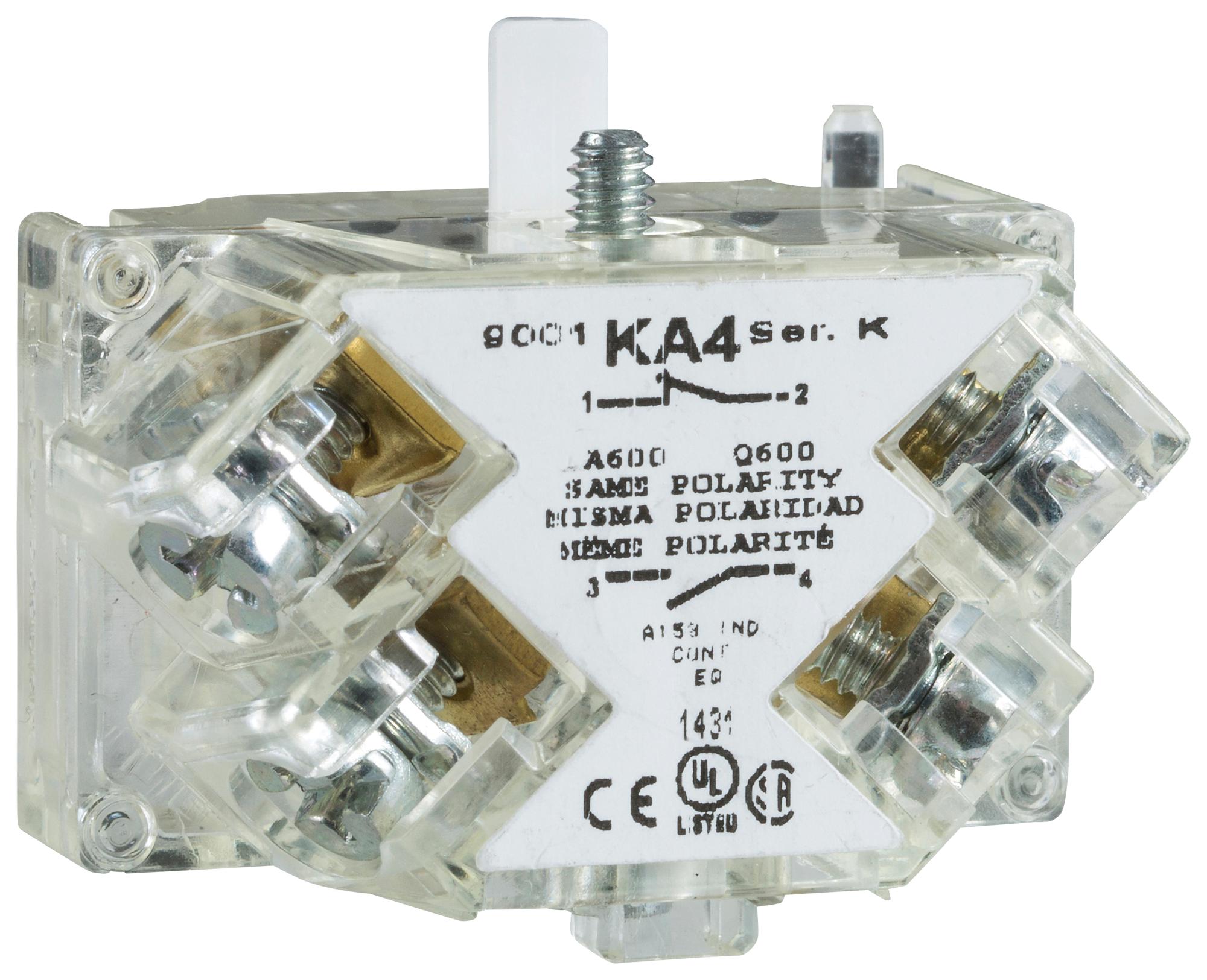 9001KA3 CONTACT BLOCK, KA3 SCHNEIDER ELECTRIC