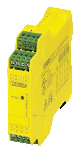 PSR-SCP-24UC/URM4/5X1/2X2/B RELAY, SAFETY, 5NO, 1NC, 250V, 6A PHOENIX CONTACT